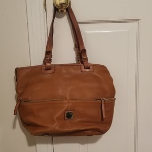 Large satchel, camel colored